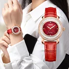 Женские кварцевые часы, наручные часы из натуральной кожи, женские часы с сапфировым стеклом, G-86L