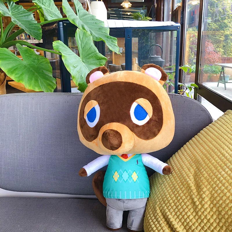 60 см плюшевые куклы Tom Nook енот животные перекрестные игры персонаж мультфильма
