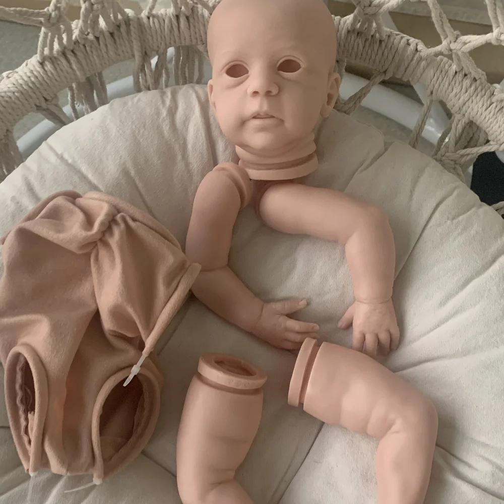 Цена Неокрашенная кукла-Реборн, 19 дюймов, мягкая на ощупь Продажа Неокрашенная кукла-Реборн, 19 дюймов, мягкая на ощупь