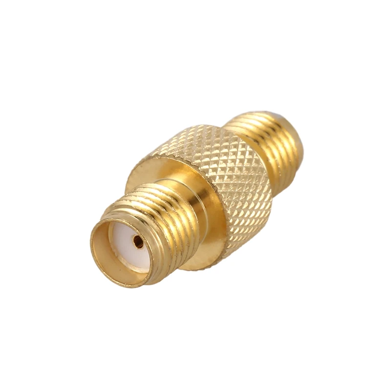 

SMA Female to Female Barrel Adapter RF Coax Connector Straight,gold