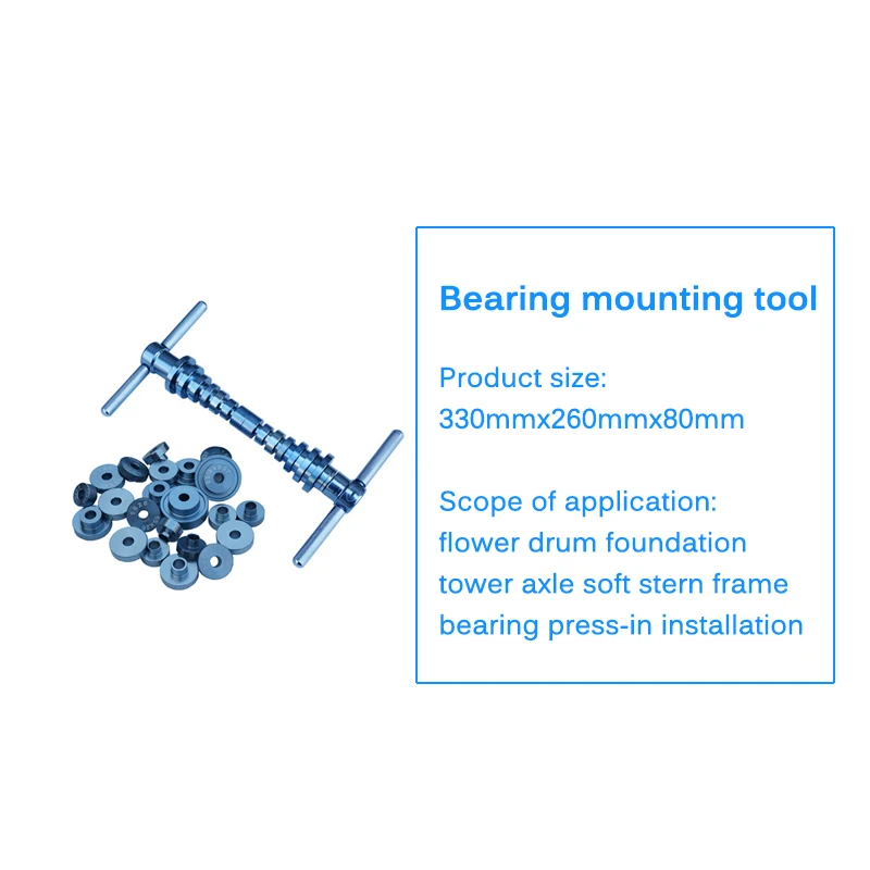 

Cycle Bearing Press Tool Set For Wheels/Hub Bearing Installation Bicycle Soft Tail Frame Turning Point Bearing Hub Assembly Tool
