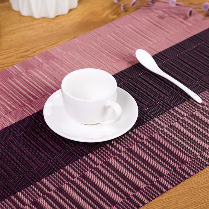 Экологический коврик для посуды с бамбуковым узлом коврики обеденного стола