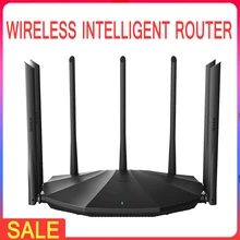 AC23 2100m Router Gigabit 2.4G 5.0GHz Dual-Band Wireless Router Wifi Repeater with 7 High Gain Antennas Wider 2.4+5GHz