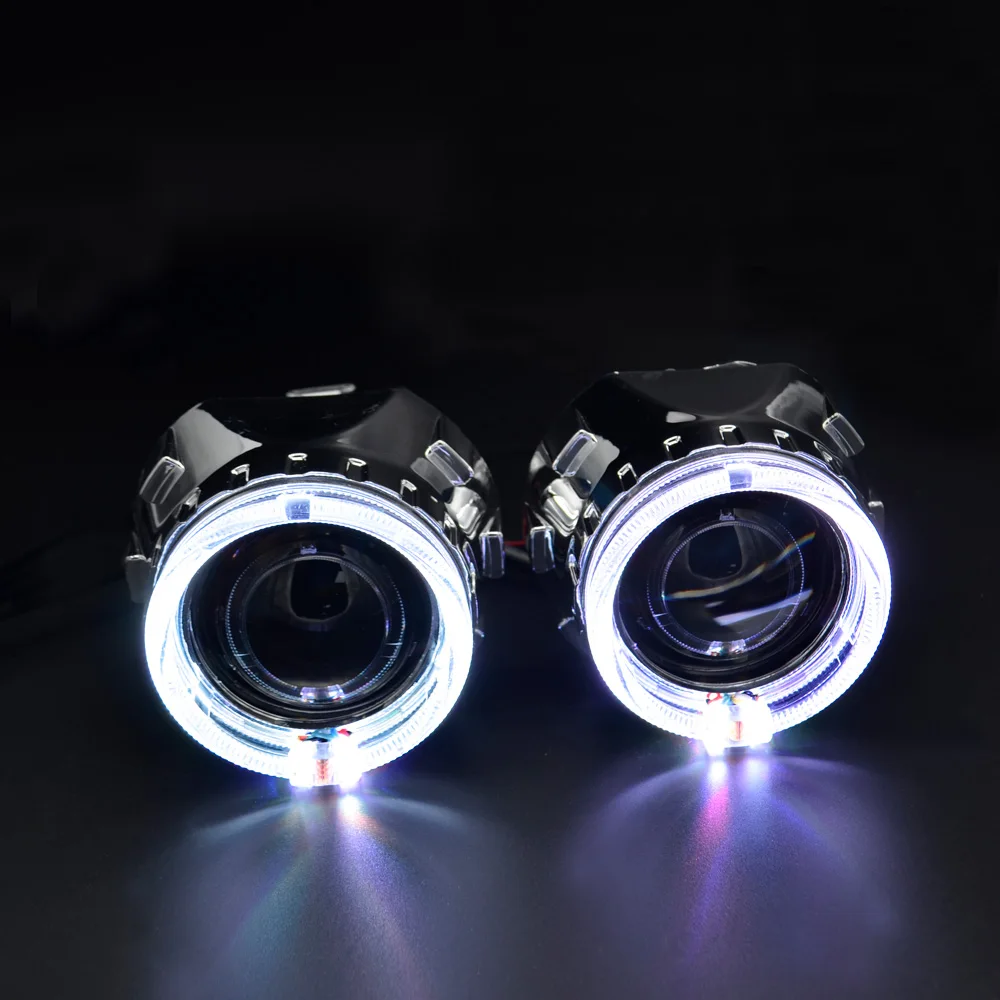 Комплект Ксеноновых линз для проектора Bixenon 2 5 дюйма 55 Вт 6000 К ксеноновая лампа