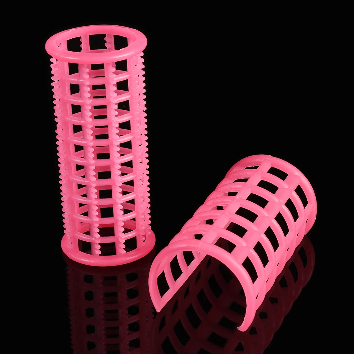15 шт./компл. розовые пластиковые бигуди для завивки волос с большим захватом