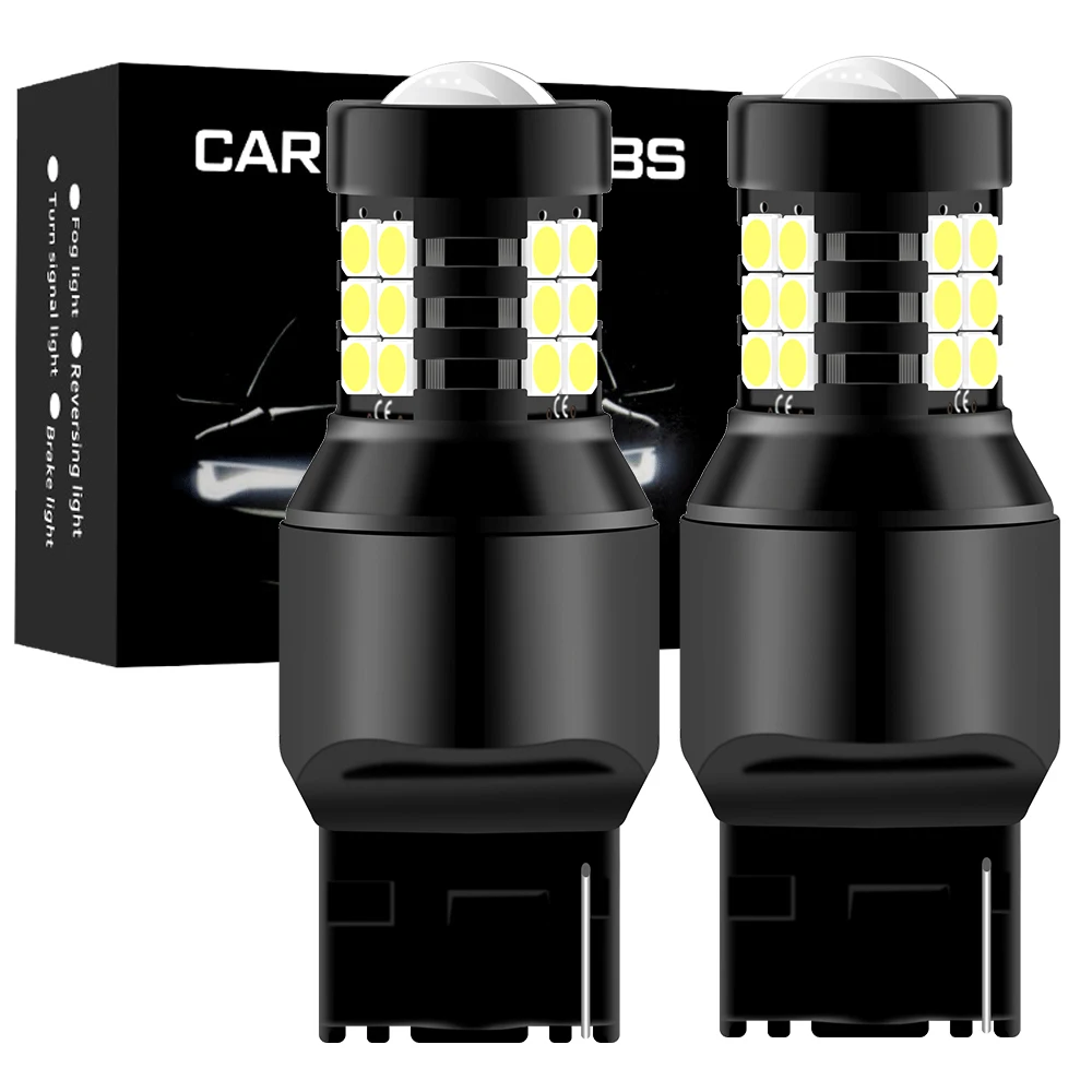 

2pcs T20 7440 7443 W21W WY21W W21/5W T25 3157 P27/7W P27W 3156 3057 3457 4157 1156 1157 LED Bulb Signal Lamp LED DRL Car Lights