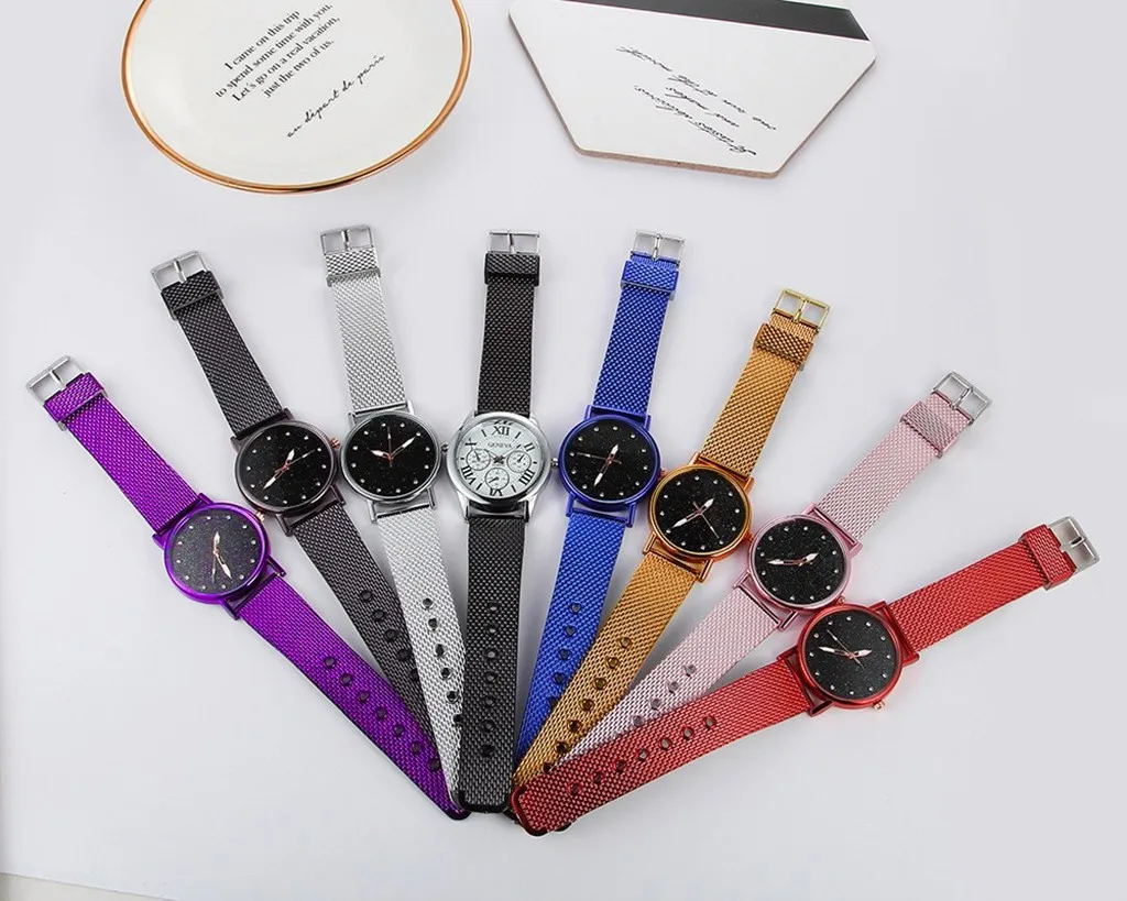 

Fashion Luxury Inlaid Diamond Quartz Ladies Watch Stainless Steel Dial Watchbands High-end Female Girl Watch Gift Dropshipping