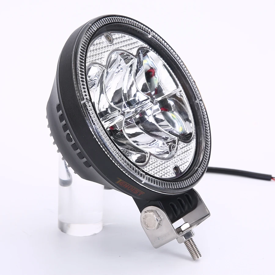 Новый 7 &quotдюймовый круглый 60W светодиодный головной светильник рабочий для