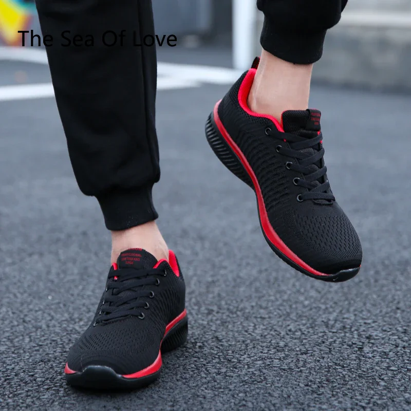 

2022 Men Women Knit Sneakers Breathable Athletic Running Walking Gym Shoes