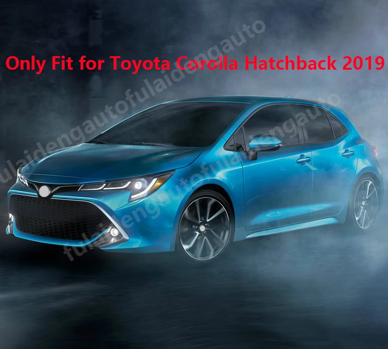 Для хэтчбека Toyota Corolla 2019 2020 матовая панель из углеродного волокна и АБС пластика