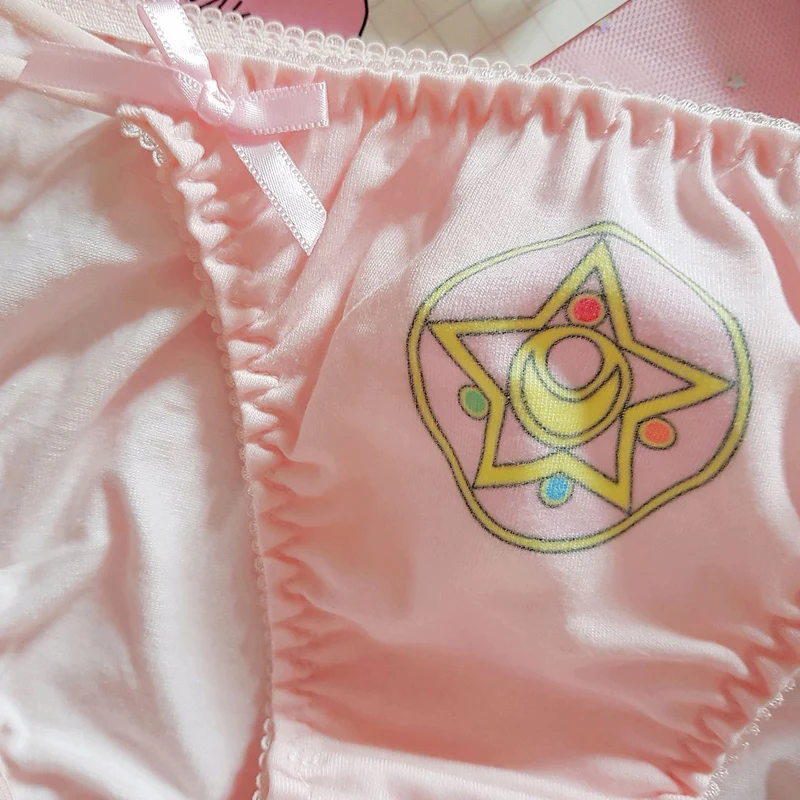 Трусы боксеры женские с заниженной талией пикантное нижнее белье в японском