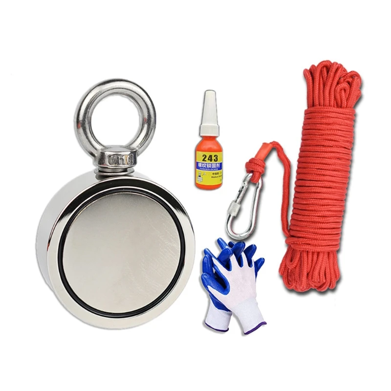 

K1KA 1 Roll Magnet Fishing Rope Diameter 0.24in Nylon Rope Braided Rope Fishing Treasure Hunting in Rivers Oceans Lakes