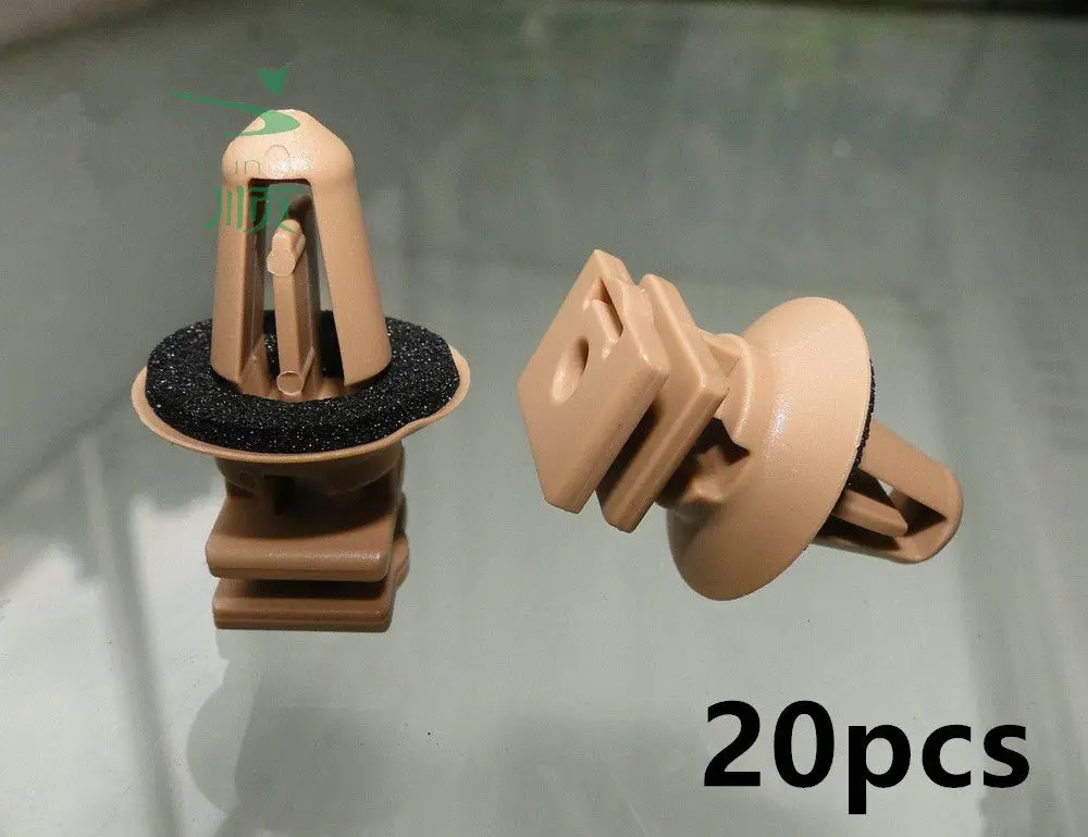 

20x For BMW Interior Sill Door Entrance Trim Clips Biege