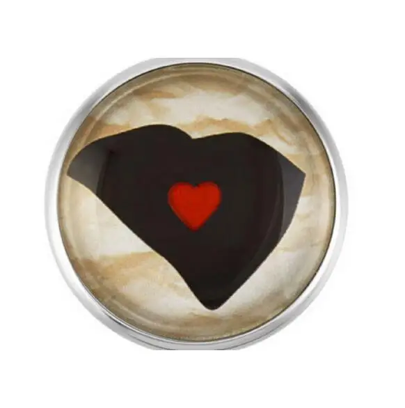 20 шт/партия Южная Каролина стеклянные кнопки Имбирная Форма Подвески подходят 18