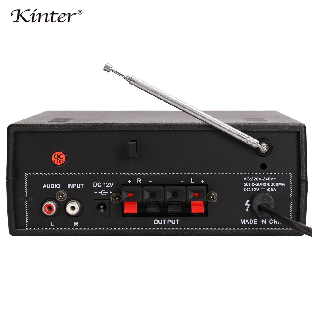 Kinter 003 усилитель мощности аудио с USB SD вход AUX воспроизведение hifi стерео звук
