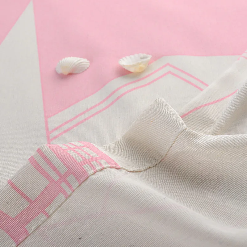 

[Childlike Innocence] Modern Minimalist Cotton Printed Jacquard Window Curtains for Living Room Bedroom Study Curtains