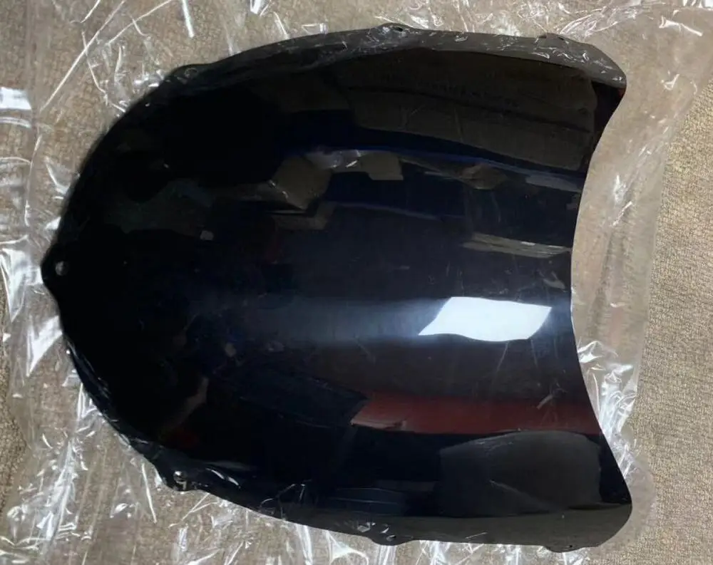 Черный Прозрачное/черное ветровое стекло для Aprilia RS50 RS125 RS250 1996-1997 - Цвет: Черный