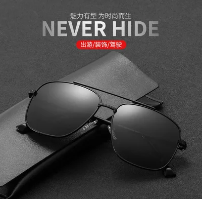 

Classic retro square SUNGLASSES men's 2021 new high-definition polarized sunglasses men's fashion sunglasses