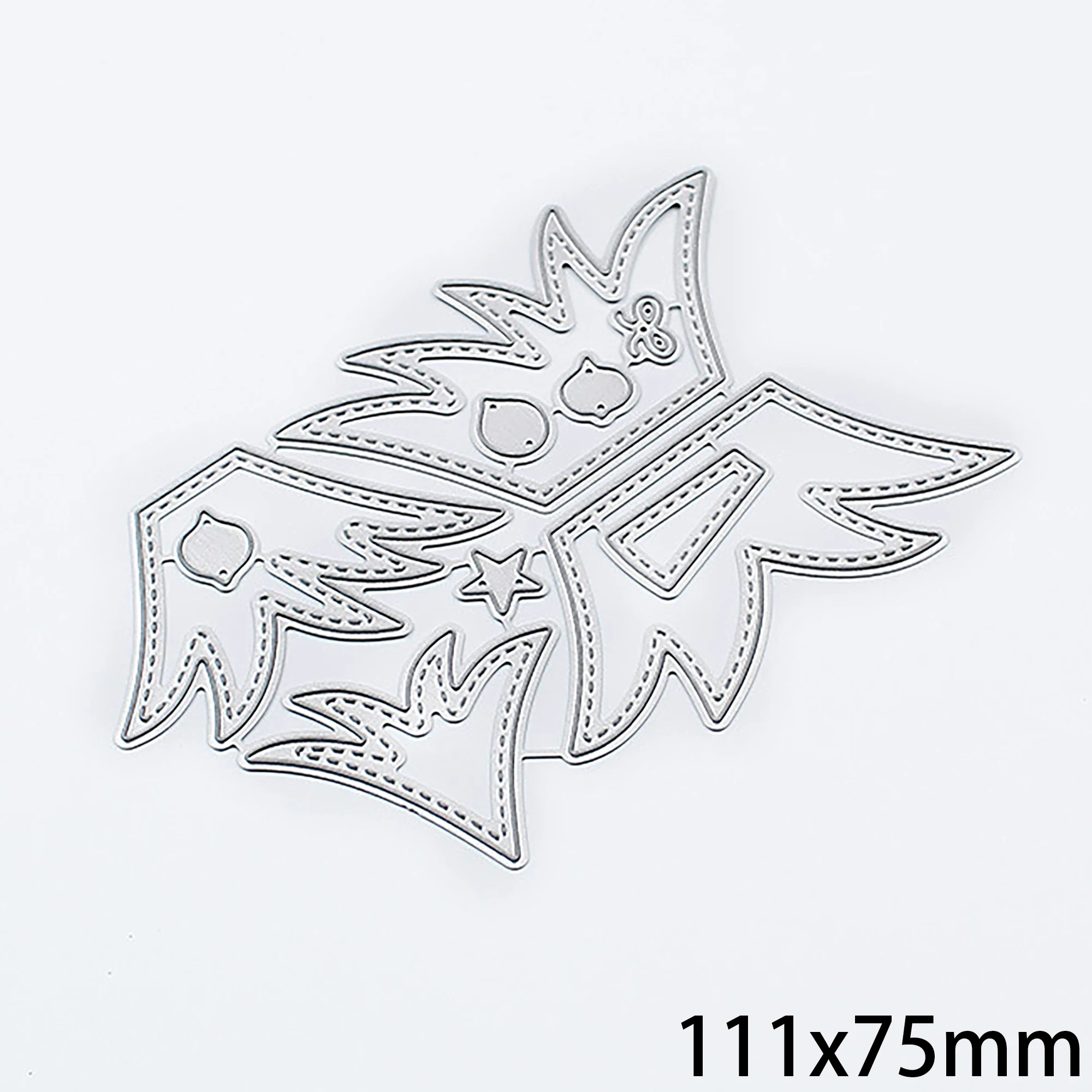 Новые металлические Вырубные штампы в виде рождественской елки вырубные