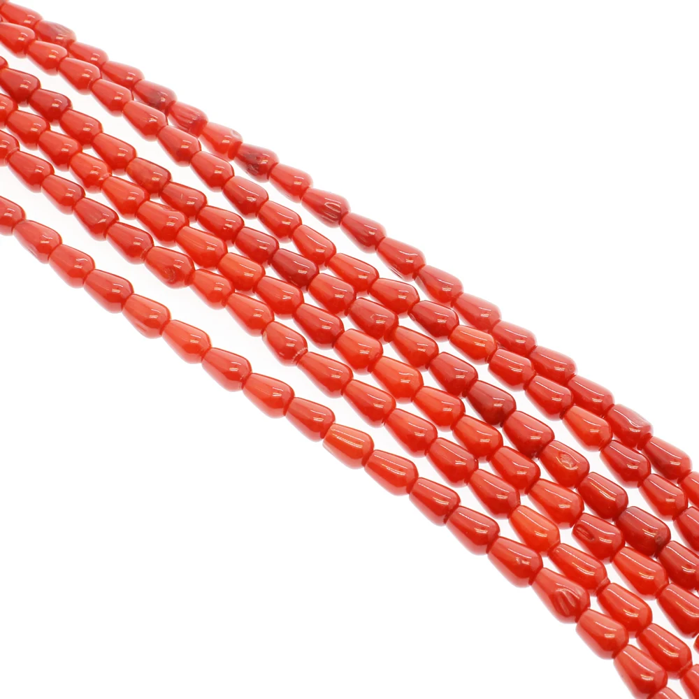 Изысканные натуральные коралловые бусины в форме чашки воды россыпью для