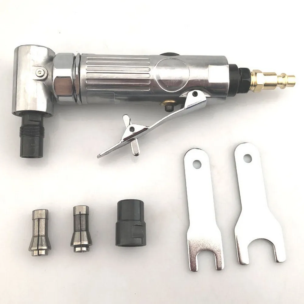 

90 Degree Angle Wind Will Rust Remover Sander Deruster Engraving Machine Elbow Grinding Machine Right Angle Wind Mill Gas Mill