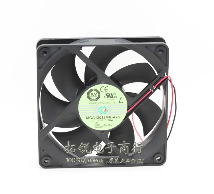 

New Magic MGA12012MR-A25 12V 0.38A 12cm 12025 Chassis Cooling Fan