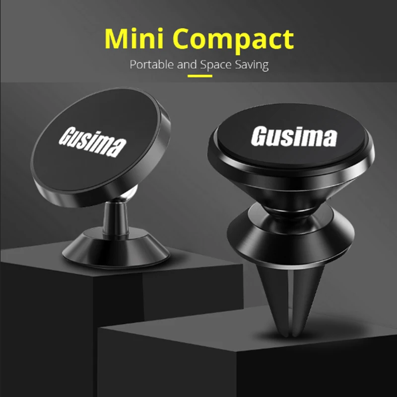 Магнитный автомобильный держатель для телефона iPhone samsung 360 Air Mount Магнитная