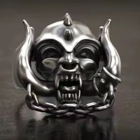personality punk style skull rings male finger rings for men motorcycle party jewelry accessories hip hop rings