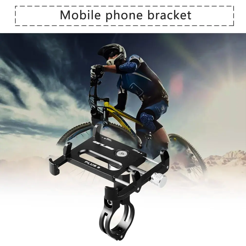 

Clearance Sale Bicycle Phone Bracket Aluminum alloy Motorcycle Electric-Bike Rotatable Navigation Mobile Phone Bracket Random