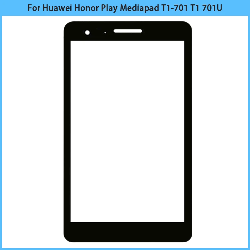 

New 7'' For Huawei Honor Play Mediapad T1-701 T1 701U T1-701U Touch Screen Digitizer Front Glass Lens Replacement Parts