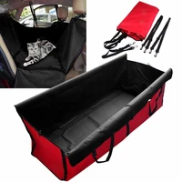 dog car seat cover single layer oxford waterproof pet carrier car rear back seat mat hammock cushion protector