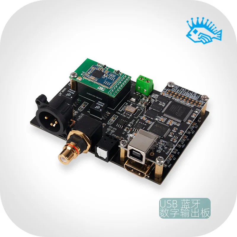 CSR8675 цифровая аудиовыход плата I2S к коаксиальному волокну SPDIF AES выход Supprt Amanero
