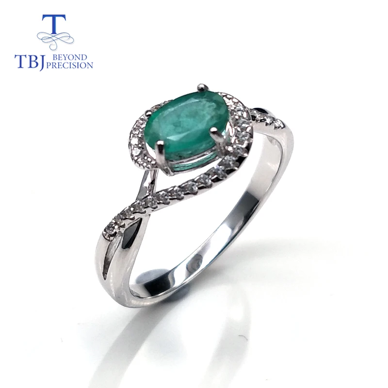 Натуральный драгоценный камень овальный 5*7 мм ограненные Изумрудные Кольца