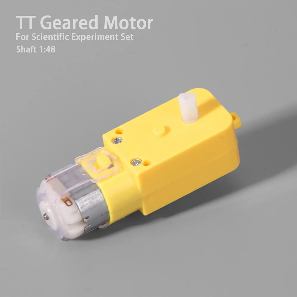 

Wholesale 10PCS3v DC gear motor TT gear motor single axis dual axis strong magnetic anti-interference scientific toy accessories