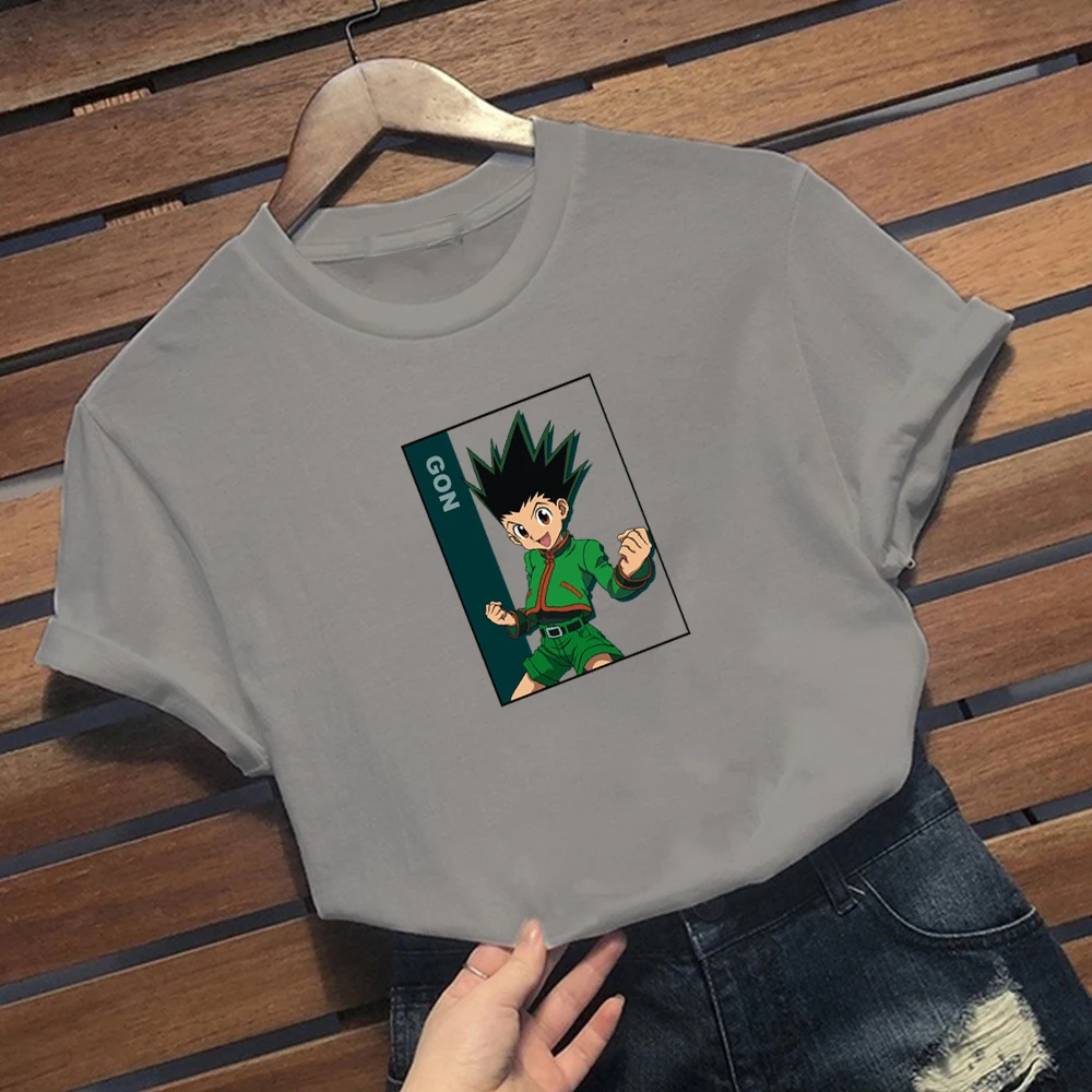 

Hunter X Hunter T-shirt Round Neck Casual Design Short Sleeves Girls Cloth
