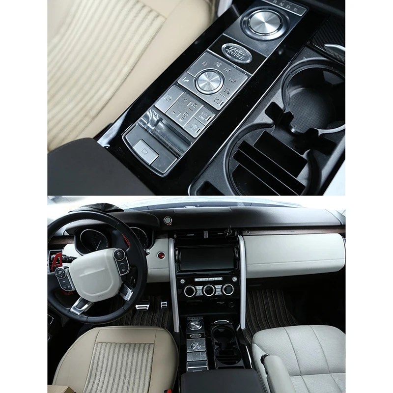 

8PCS Car Interior Center Console Mode Adjustment Button Sequins for Range Rover V-Ogue 2014-2017