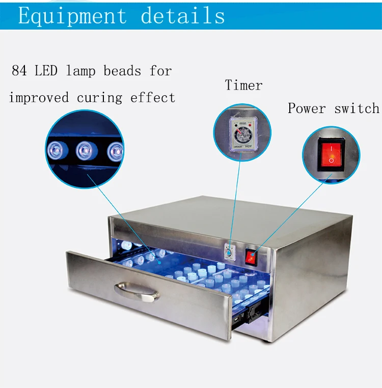 uv curing oven box glue dryer lamp with 60 84 led lights mobile phone touch screen uv glue curing box uv curing light box free global shipping