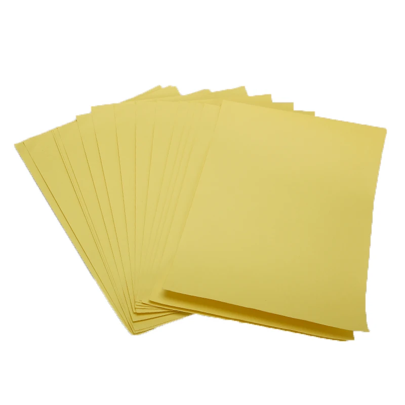 100 листов/партия самоклеящиеся глянцевые и матовые крафт наклейки для лазерного