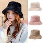 Женская фетровая шляпа, зимняя фетровая Панама, шляпа для осени и весны, Женская джазовая уличная одежда, плюшевая плотная теплая Панама, шапка