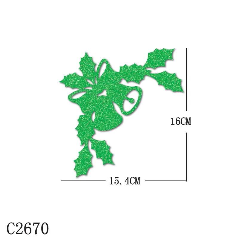 

Новый Рождество, украшения, колокольчики, деревянные штампы для скрапбукинга C2670, пресс-формы разных размеров
