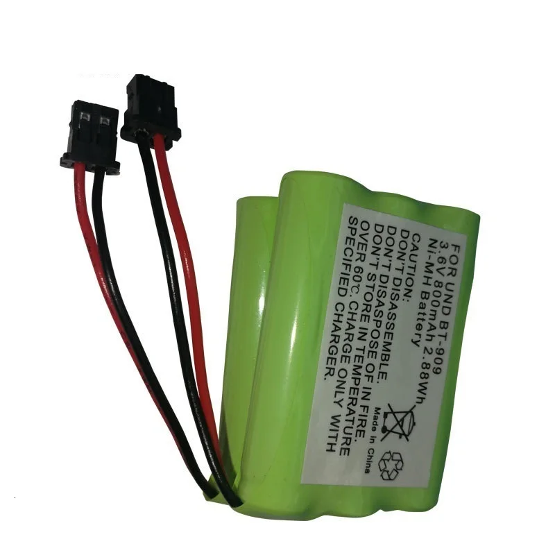 rechargeable cordless phone battery for uniden bt 909 bt909 3 aaa ni mh 800mah 3 6v rechargeable batteries free global shipping