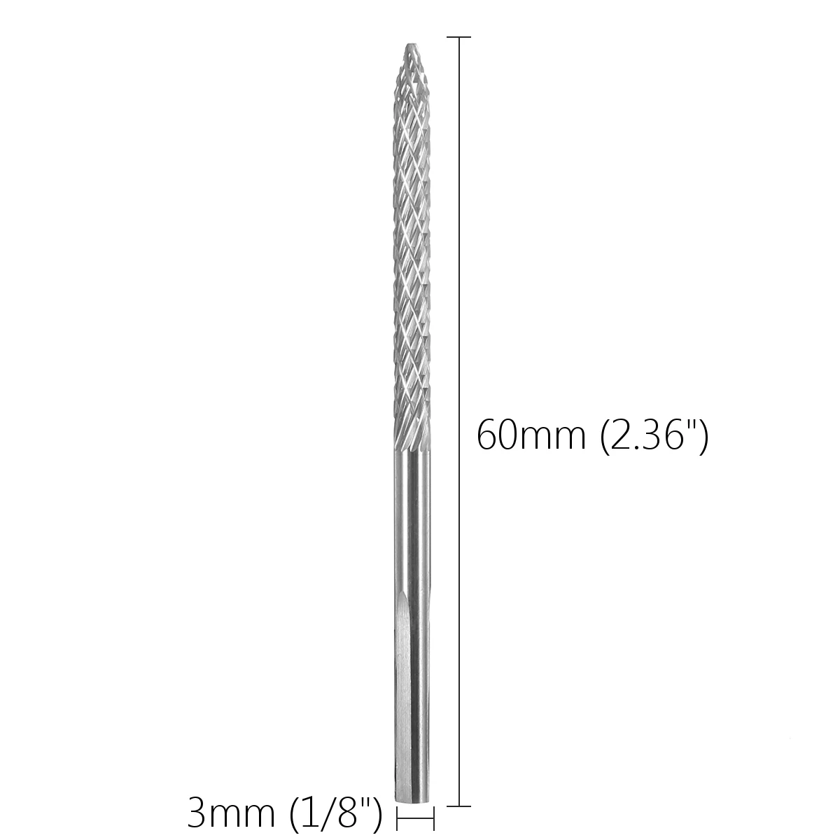 

3mm Solid Carbide Cutter Rotary Burrs Shanks Carbon Steel Drill Bit Pneumatic Drill Bit Patch Plug Tire Repair Tool