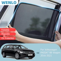 for volkswagen passat b8 wagon 2016 2021 front windshield car sunshade side window blind sun shade magnetic visor mesh curtain