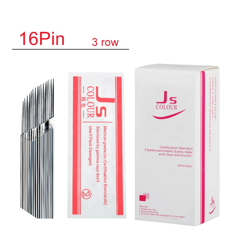 20 штук мануального татуажа бровей игла для изогнутые Flex U 7/9/11/12/14/16/17/18/21 шпильки