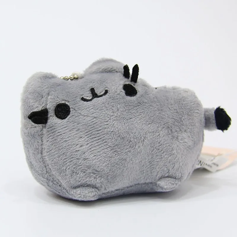 8cm cartoon cute cat short plush toy small pendant boys and girls key bag hanging birthday gift. | Игрушки и хобби