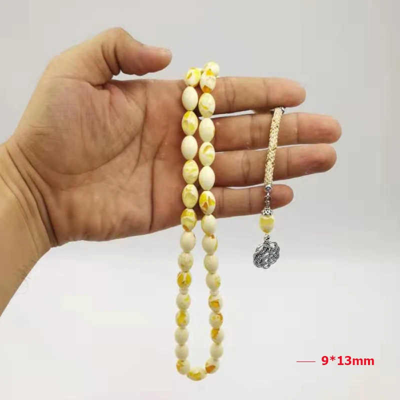 Man's tasbih 33 45 66 99 beads Resin bracelet Gift for muslim special Trabzon tassel islamic Misbaha | Украшения и аксессуары