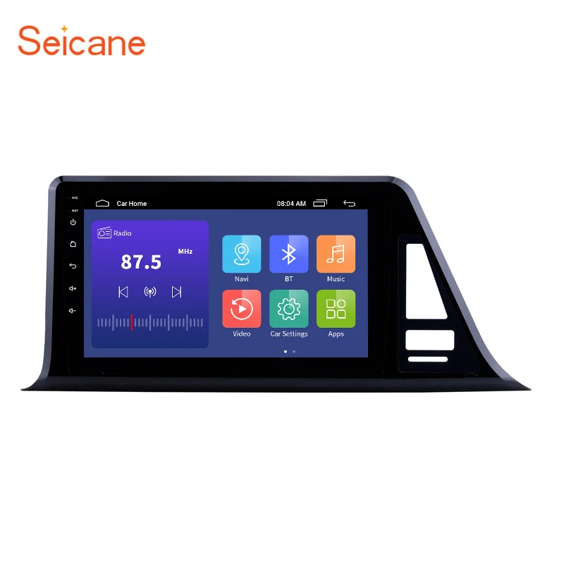 Seicane 9 &quotAndroid 1 HD сенсорный экран автомобильное Стерео GPS навигация для 2016 2018 Toyota C HR