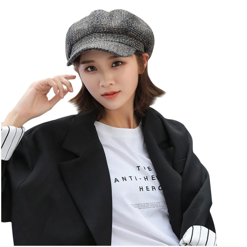 Шапки 2020 весна зима новая дамская шапка осень и теплая Мода шерсть берет