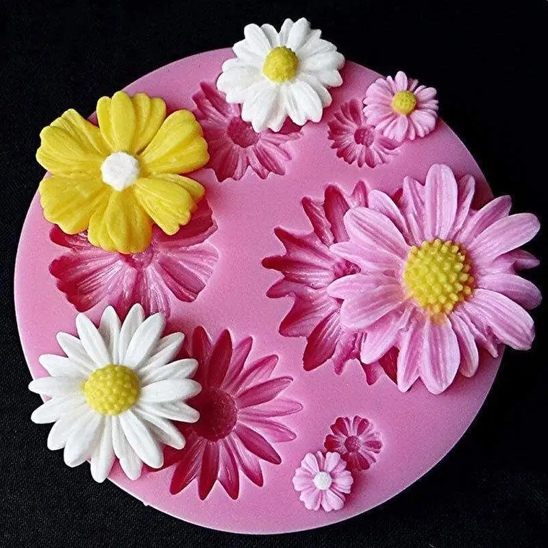 Mould Mold Flower Cake Decorating 3D DIY Chocolate Sugarcraft Fondant Silicone mold | Дом и сад