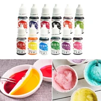 12 colors 12 colors 10ml natural ink dyeing tools multi purpose food coloring macaron cake pastries cookies diy craft pigment